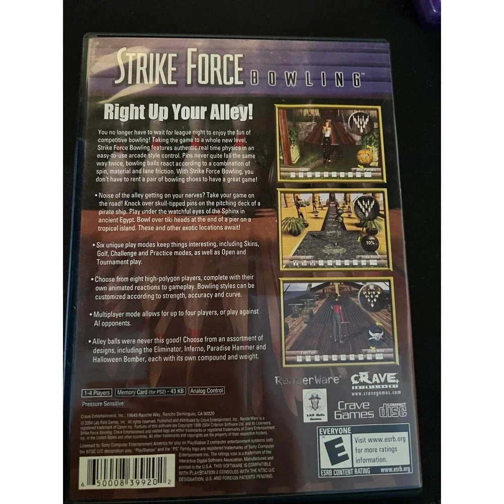 Strike Force Bowling for PS2